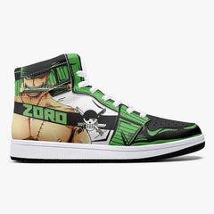 Zoro Roronoa One Piece Mid 1 Basketball Shoes