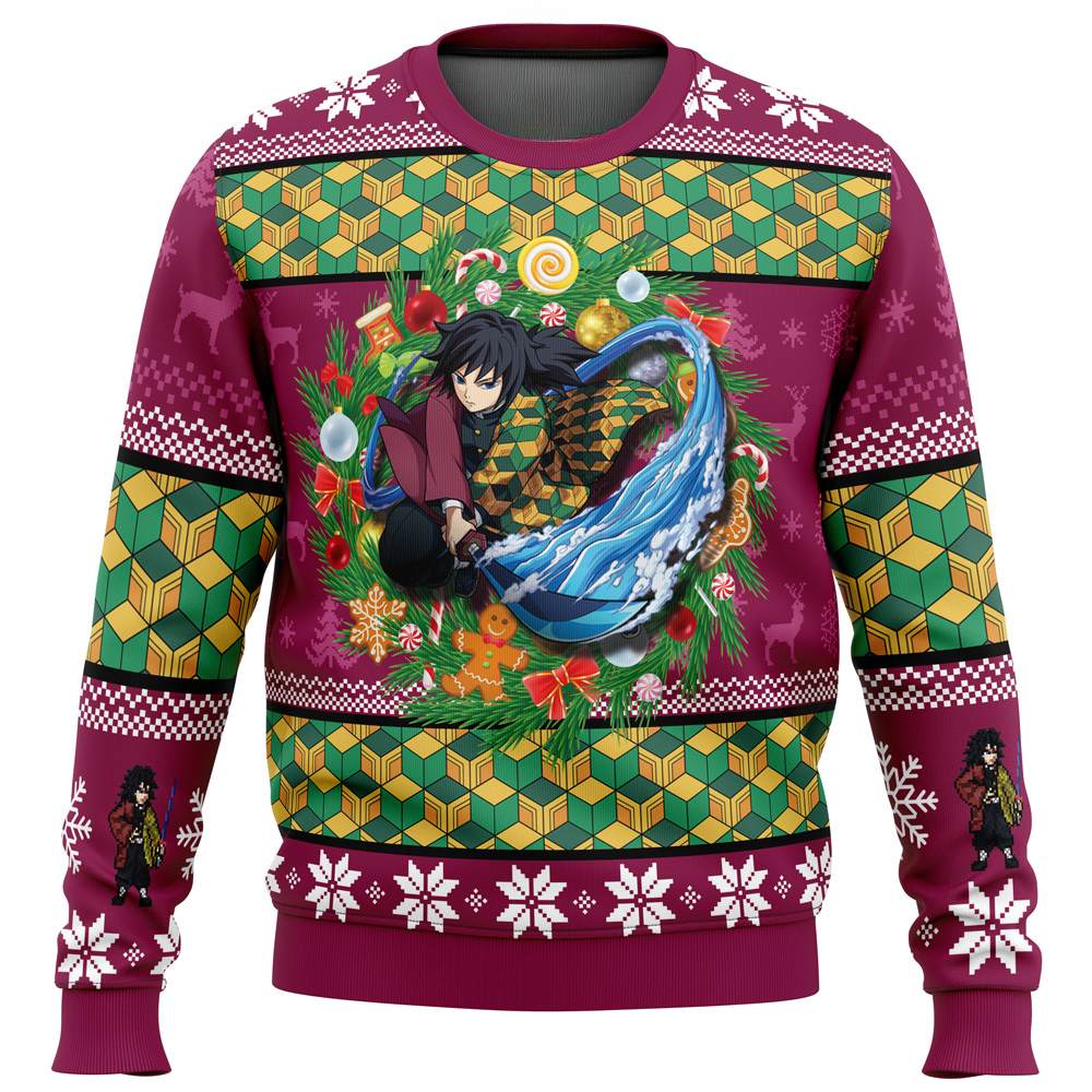 Christmas Giyu Tomioka Demon Slayer Ugly Christmas Sweater