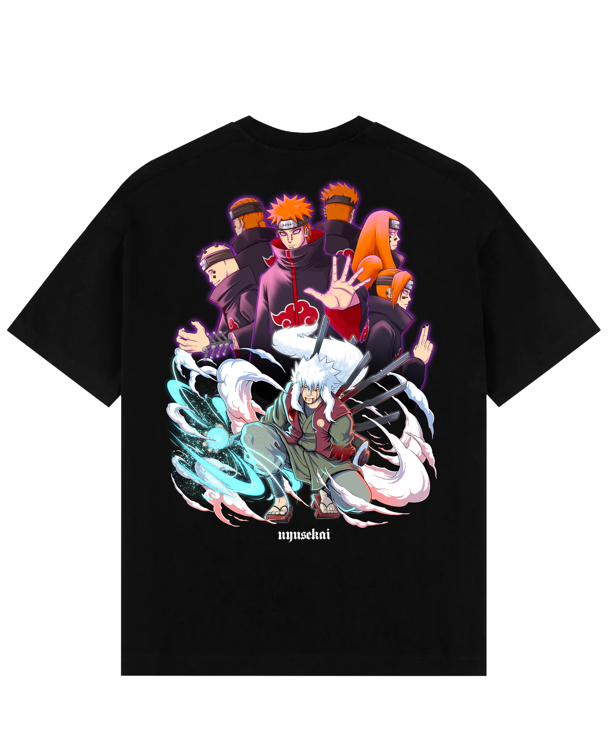Jiraiya X Six Paths of Pain - Naruto Shippuden Oversize T-Shirt