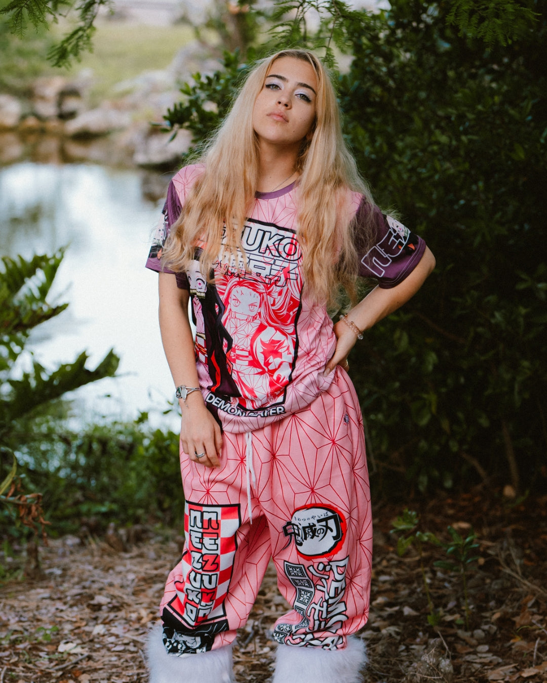 Kamado Nezuko Haori Demon Slayer Streetwear T-Shirt