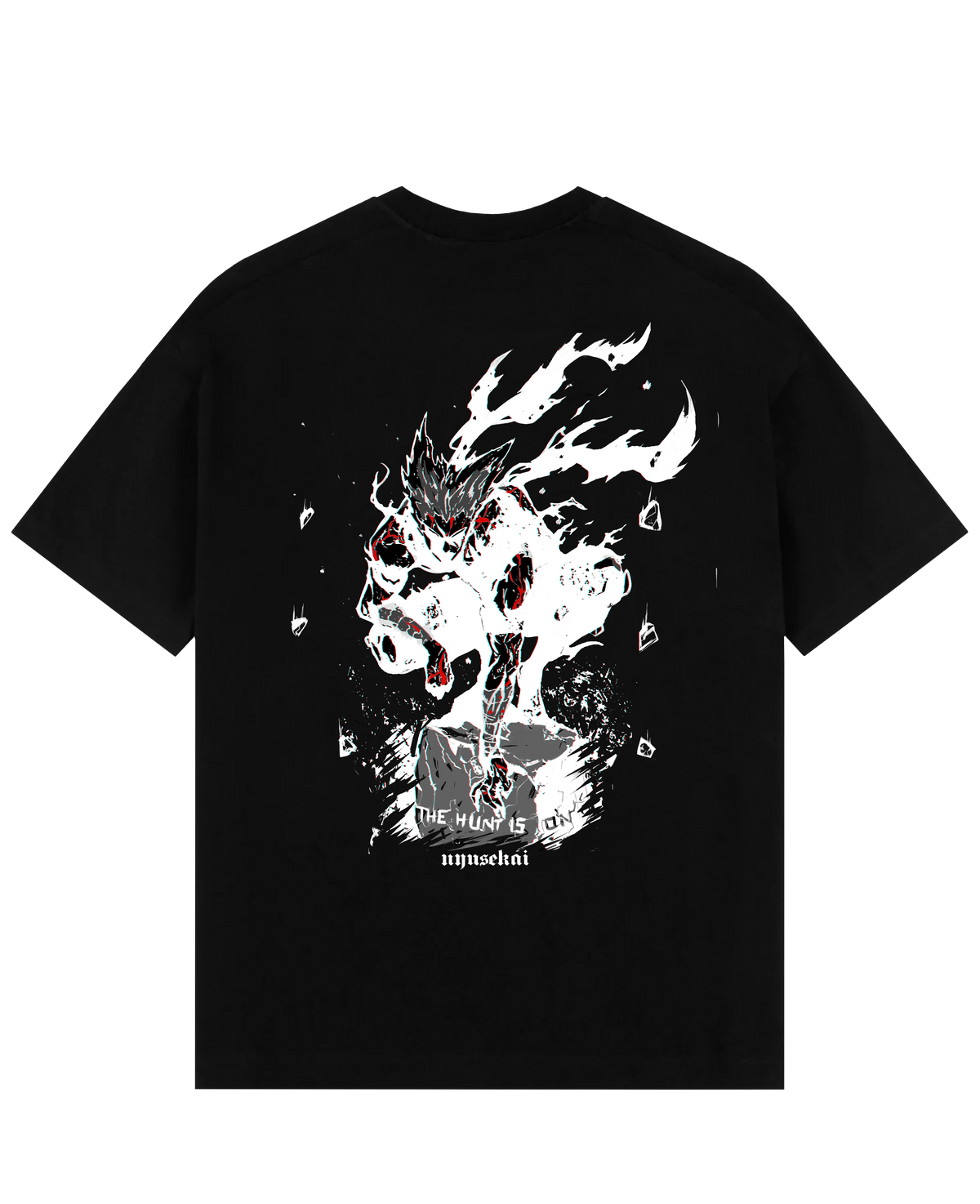 Garou X THE HUNT IS ON - One Punch Man Oversize T-Shirt