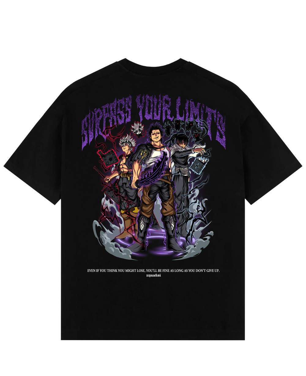 Yami X Asta X Nacht - Black Clover Oversize T-Shirt
