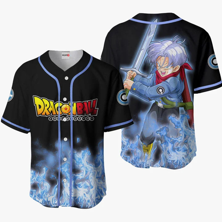 3D Anime Trunks Custom Fandom - Dragon Ball Baseball Tee - Nysekai