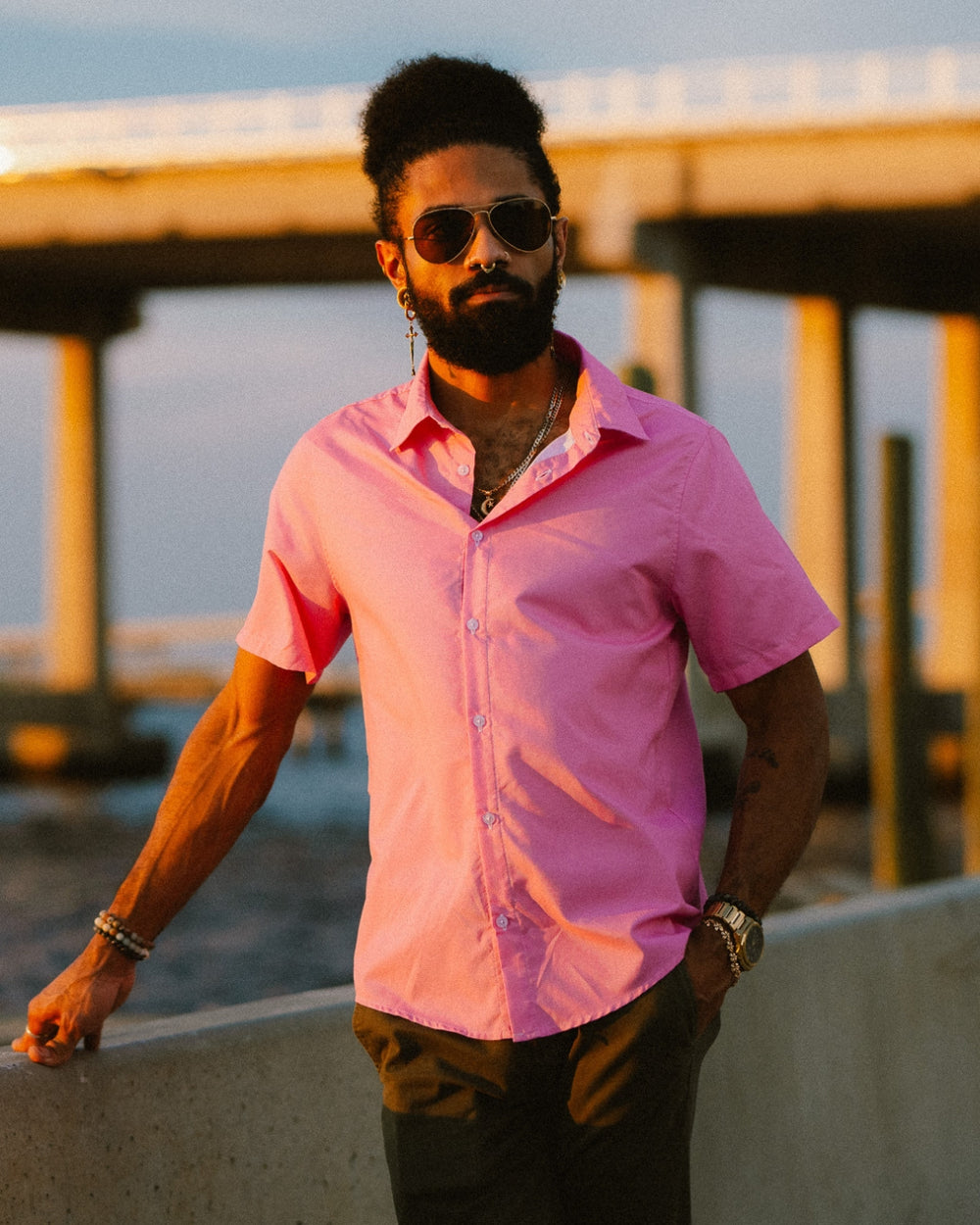 Vegeta Badman Shirt Pink Dragon Ball Z Button Up Hawaiian Shirt