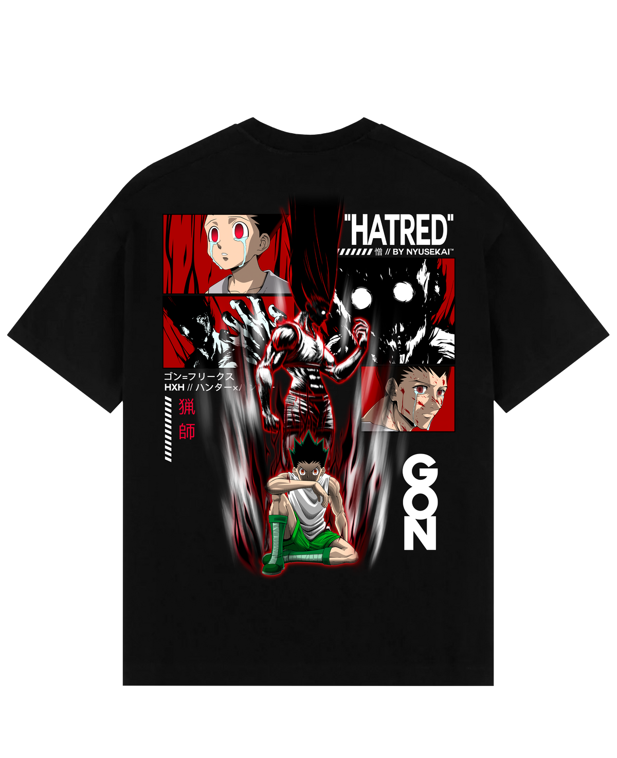 Gon X Rage - Hunter X Hunter Oversized T-Shirt