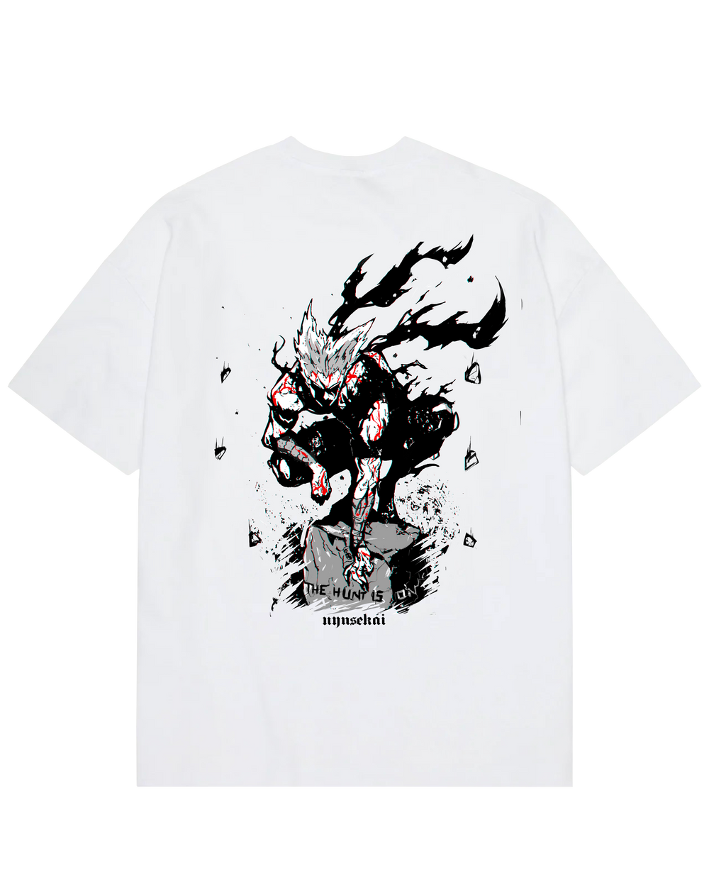 Garou X THE HUNT IS ON - One Punch Man Oversize T-Shirt