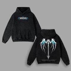Otakuri "Kaisel" Solo Leveling Vintage Oversized Hoodie