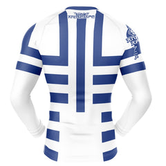 Akaza Demon Slayer Long Sleeve Rash Guard Compression Shirt
