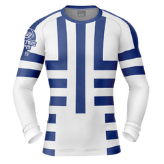 Akaza Demon Slayer Long Sleeve Rash Guard Compression Shirt