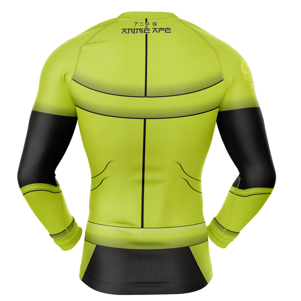 Android 16 Dragon Ball Z Long Sleeve Rash Guard Compression Shirt
