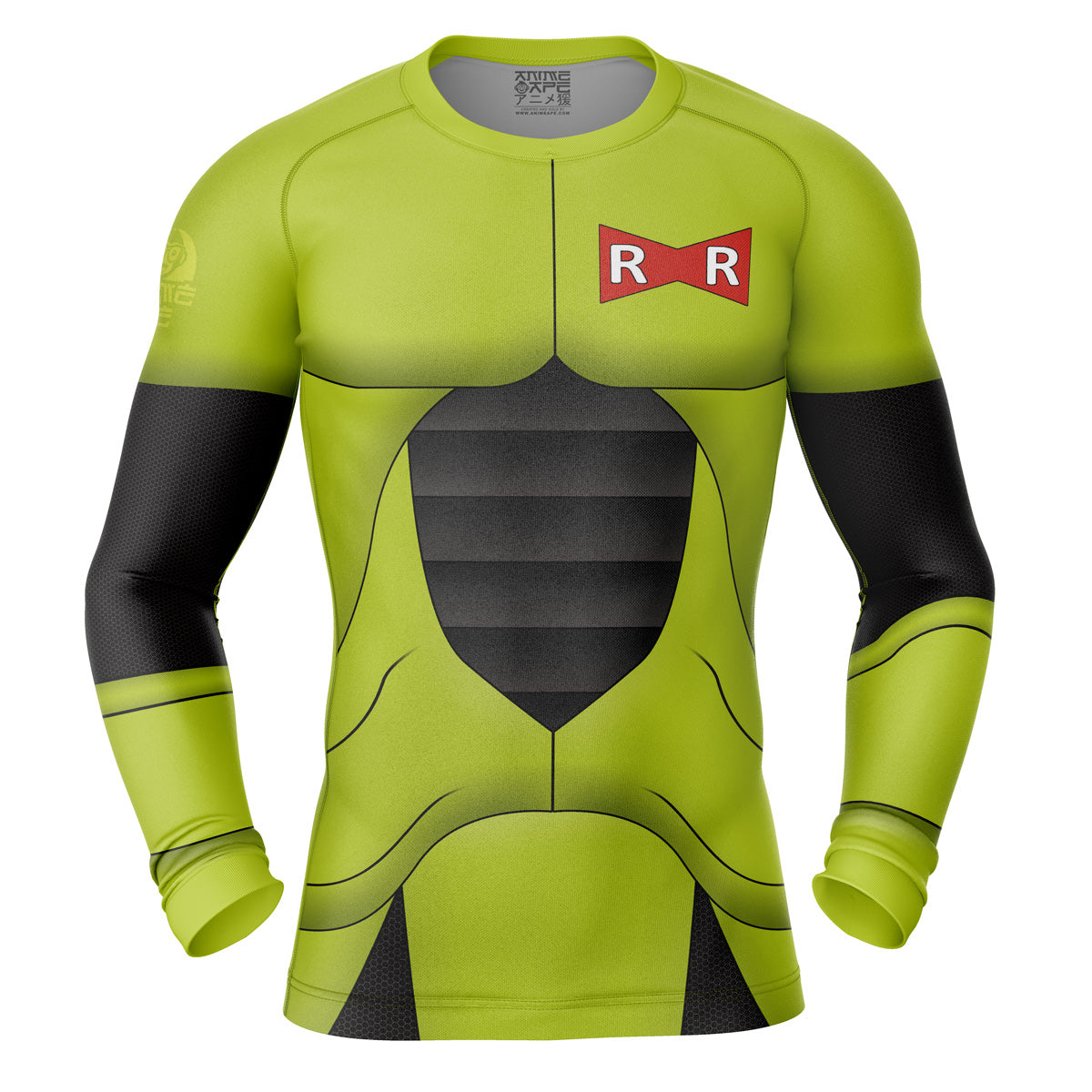 Android 16 Dragon Ball Z Long Sleeve Rash Guard Compression Shirt