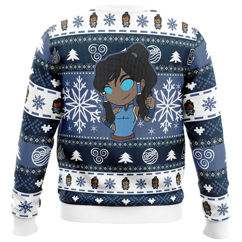 Otakuri "Korra (Avatar State)" The Legend of Korra Ugly Christmas Sweater