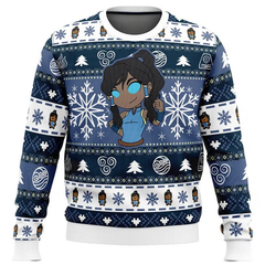 Otakuri "Korra (Avatar State)" The Legend of Korra Ugly Christmas Sweater