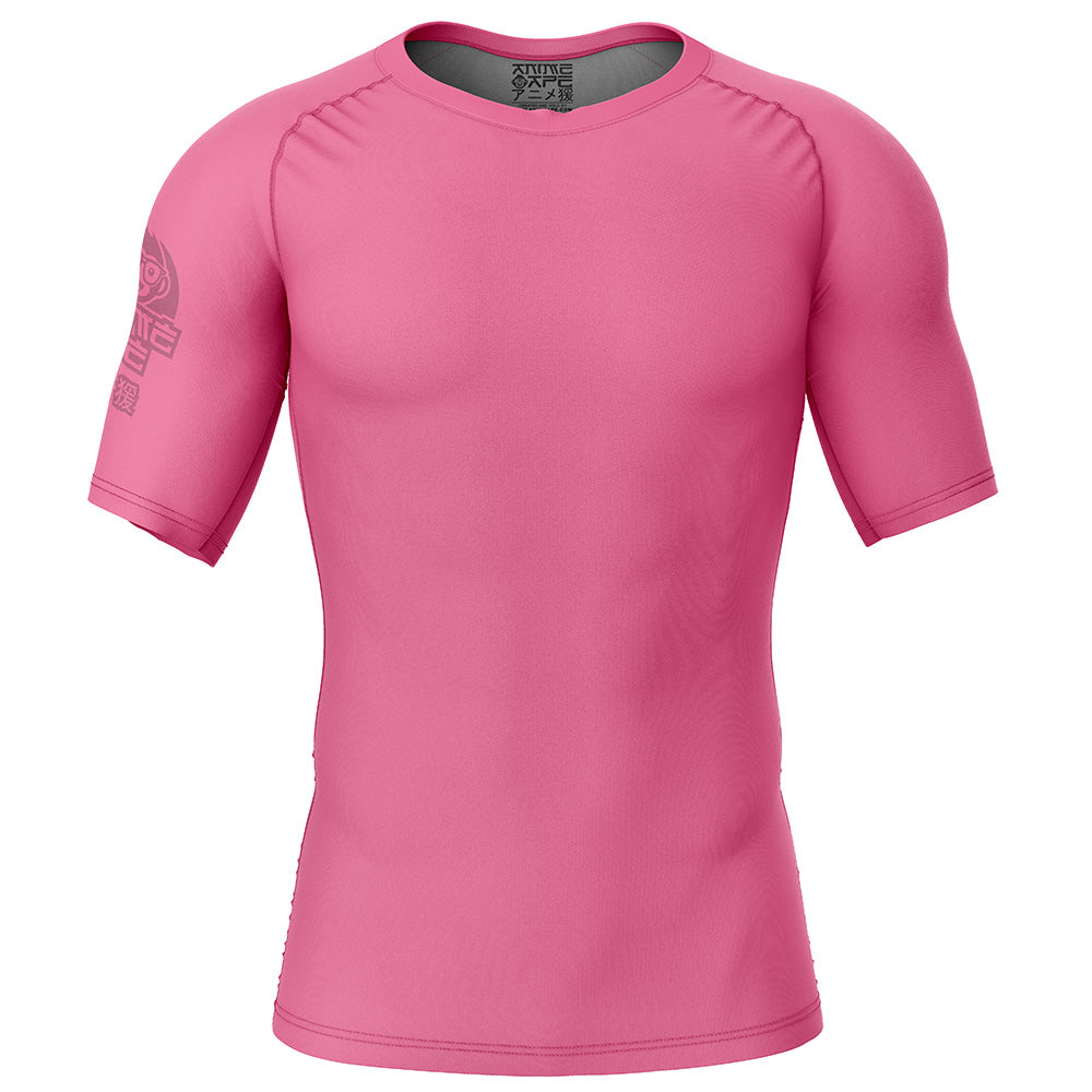Vegeta Pink Badman Dragon Ball Z Short Sleeve Rash Guard Compression Shirt