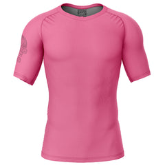 Vegeta Pink Badman Dragon Ball Z Short Sleeve Rash Guard Compression Shirt