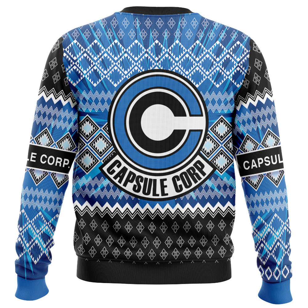 Capsule Corp Dragon Ball Z Ugly Christmas Sweater