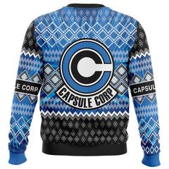 Capsule Corp Dragon Ball Z Ugly Christmas Sweater