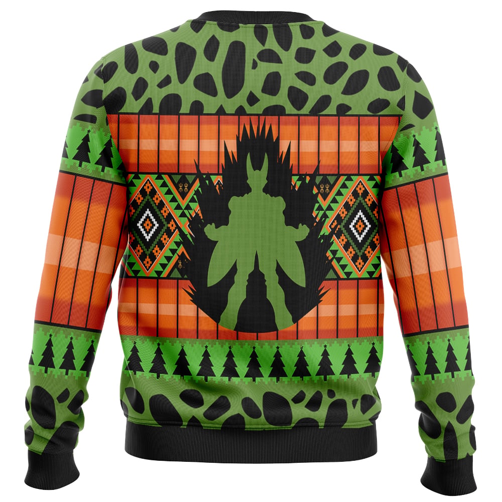 Cell Dragon Ball Z Ugly Christmas Sweater