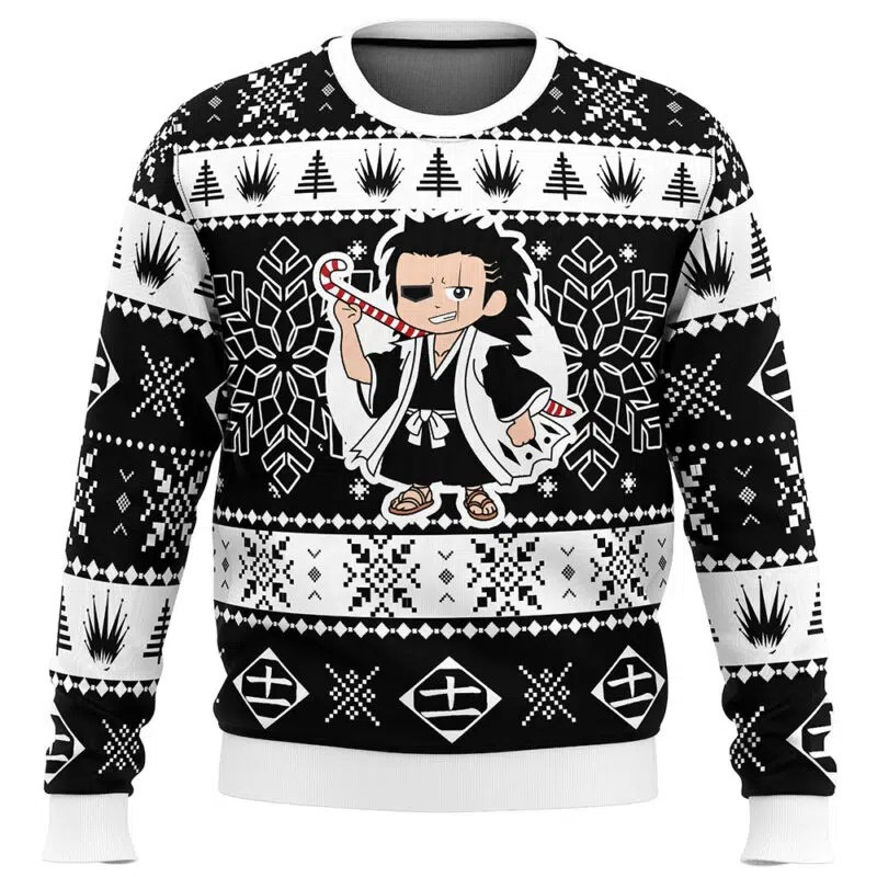 Otakuri "Chibi Kenpachi (Eye Patch)" Bleach Ugly Christmas Sweater