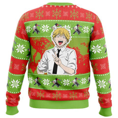 Otakuri "Denji (Chainsaw Man)" Ugly Christmas Sweater