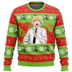 Otakuri "Denji (Chainsaw Man)" Ugly Christmas Sweater