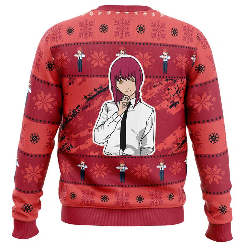 Otakuri "Makima (Control Devil)" Chainsaw Man Ugly Christmas Sweater