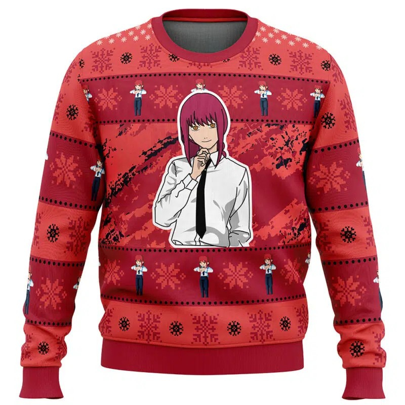 Otakuri "Makima (Control Devil)" Chainsaw Man Ugly Christmas Sweater