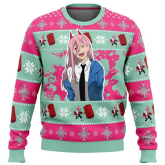 Otakuri "Power (Blood Fiend)" Chainsaw Man Ugly Christmas Sweater
