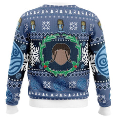 Otakuri "Water Tribe Christmas Wreath" Avatar: The Last Airbender Ugly Christmas Sweater