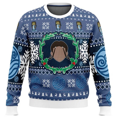 Otakuri "Water Tribe Christmas Wreath" Avatar: The Last Airbender Ugly Christmas Sweater