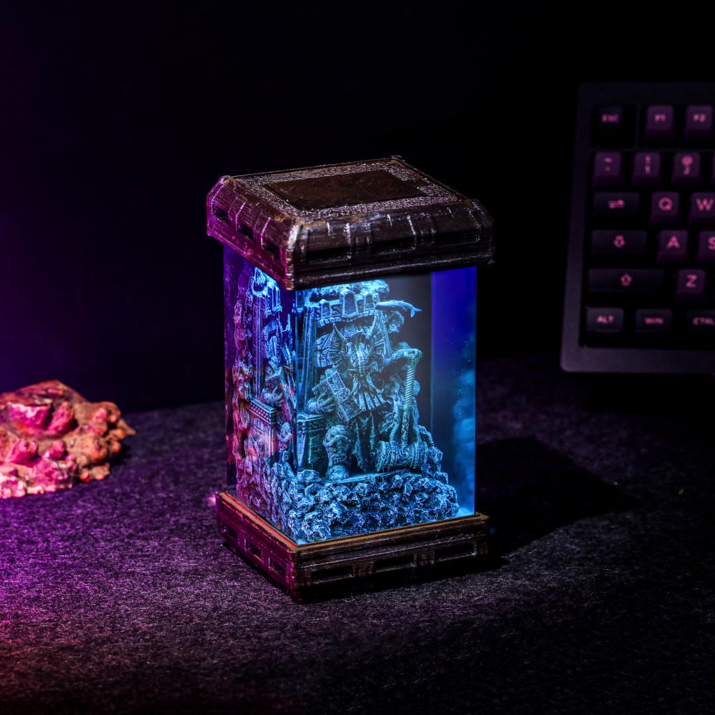 Dwarf in Lord of the Rings Epoxy lamp - Nysekai