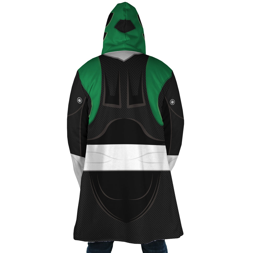 Green Psycho Rangers Dream Cloak Coat