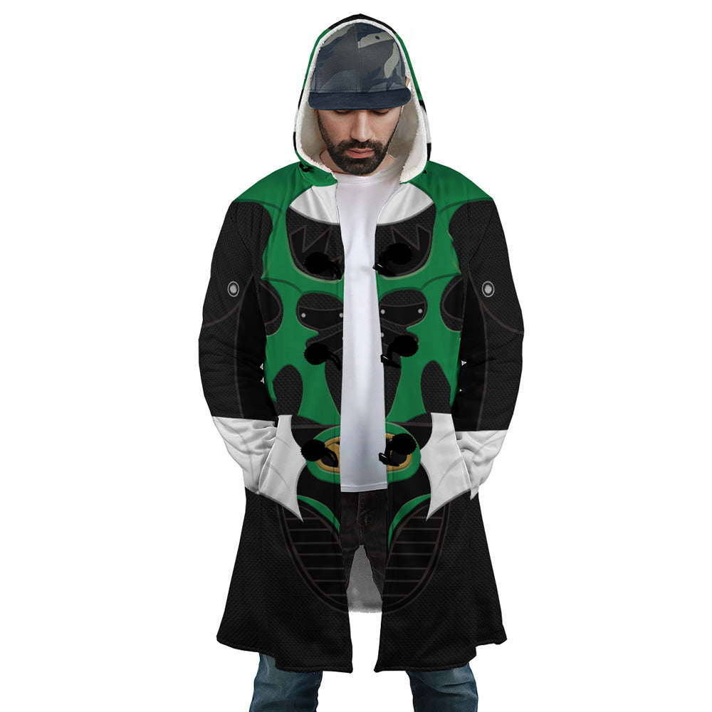 Green Psycho Rangers Dream Cloak Coat