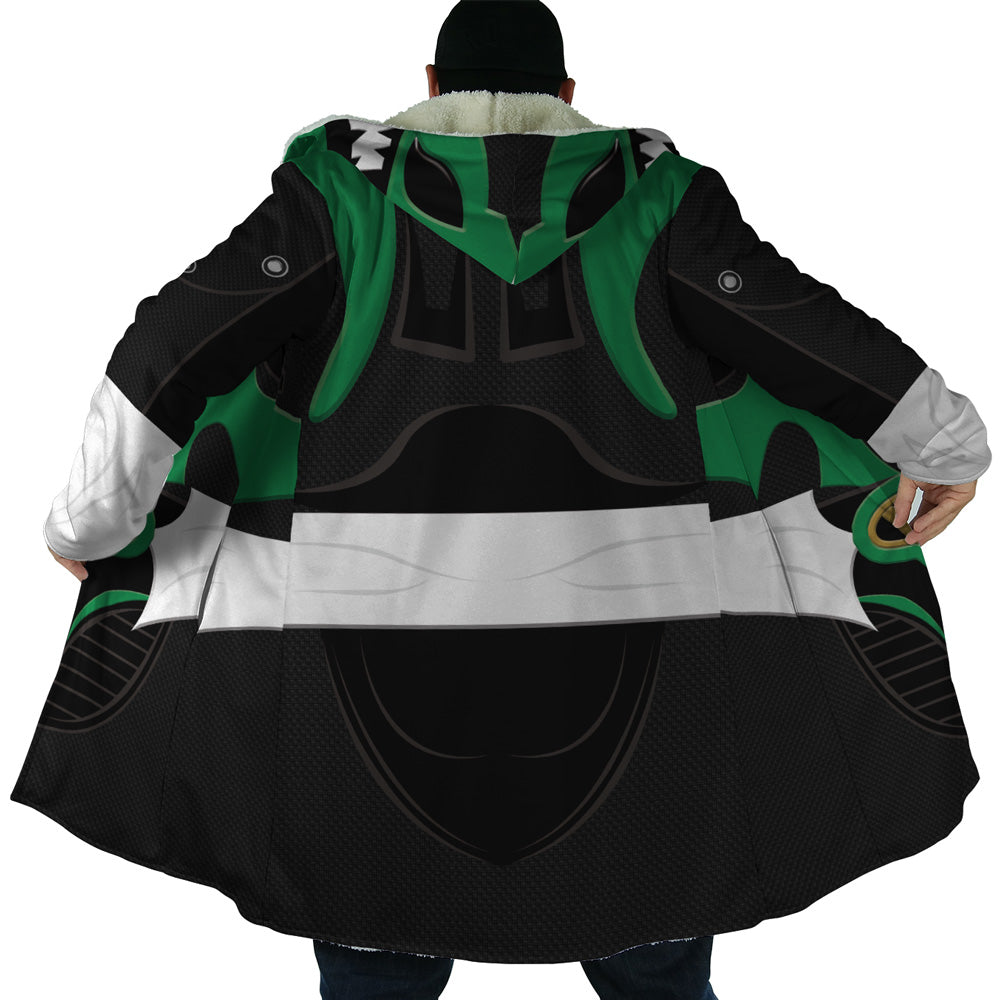 Green Psycho Rangers Dream Cloak Coat