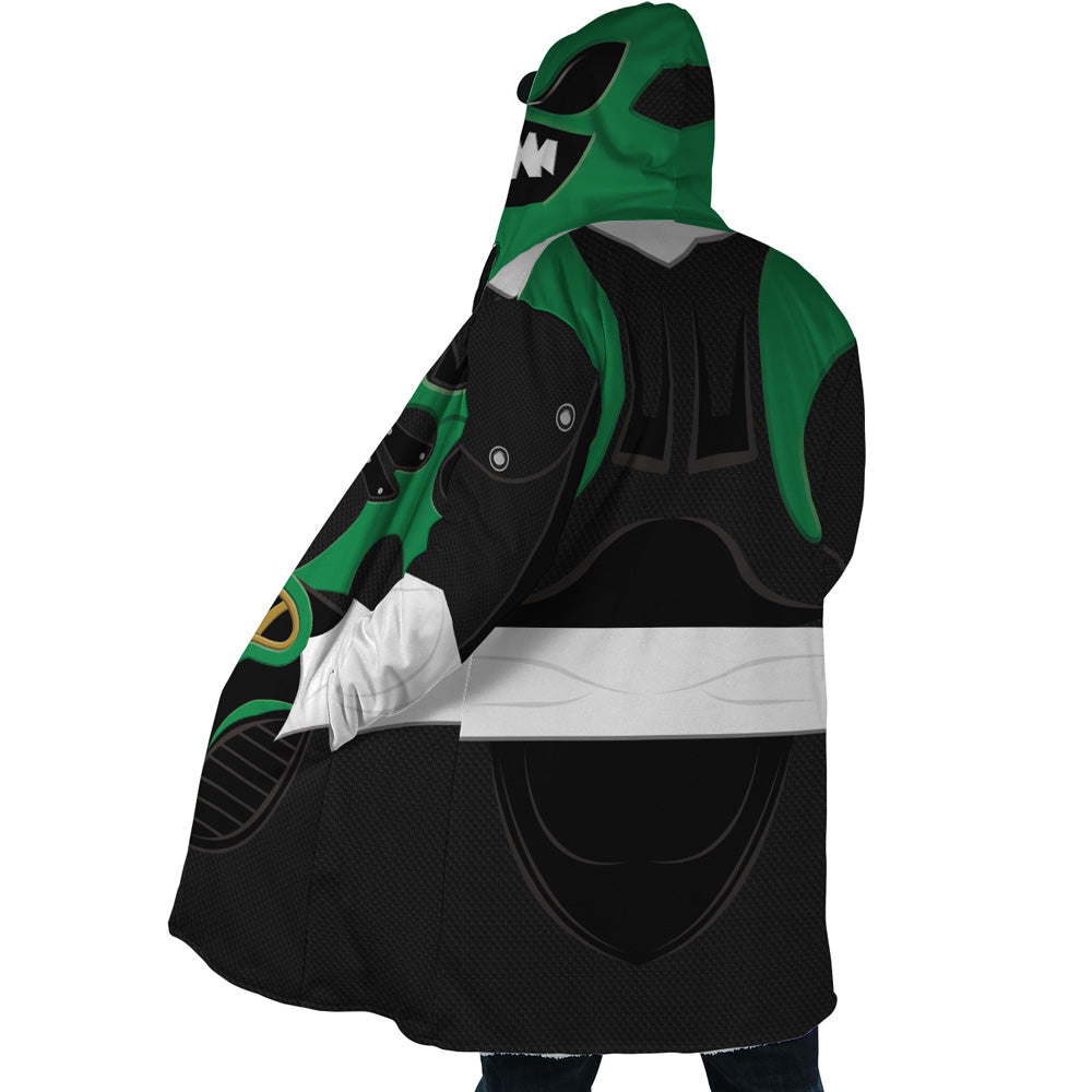 Green Psycho Rangers Dream Cloak Coat