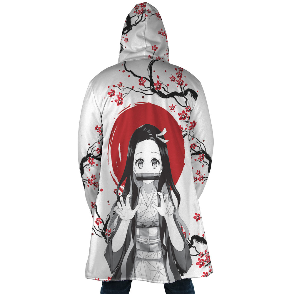 Nezuko Kamado Cherry Blossom Demon Slayer Dream Cloak Coat