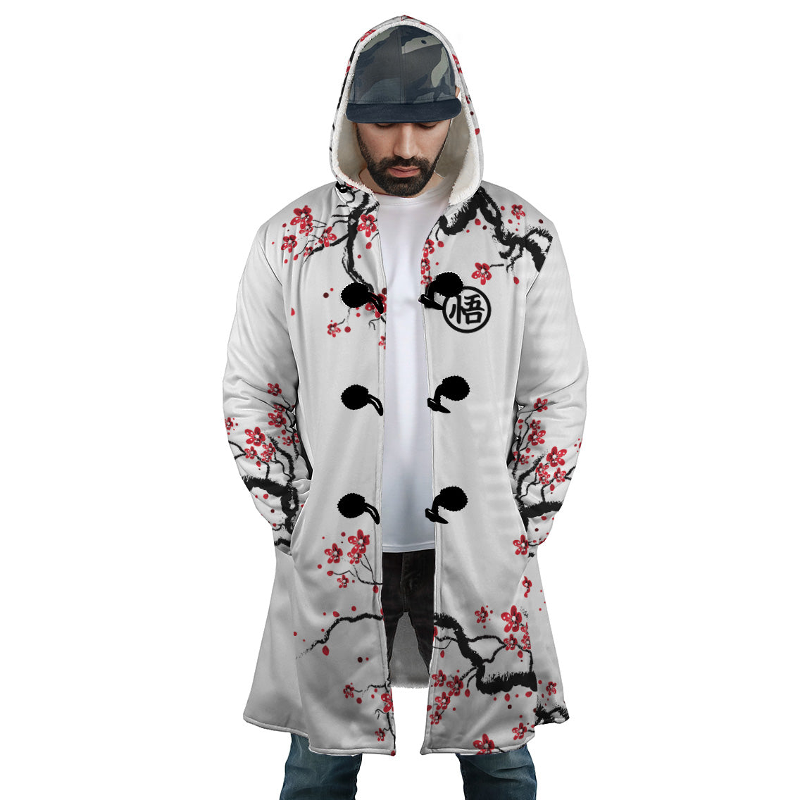 Goku Cherry Blossom Dragon Ball Z Dream Cloak Coat