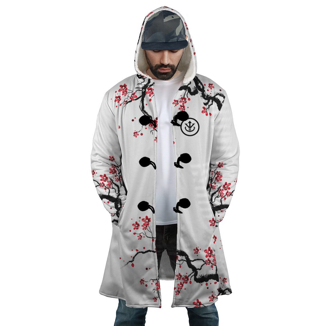 Vegeta Cherry Blossom Dragon Ball Z Dream Cloak Coat