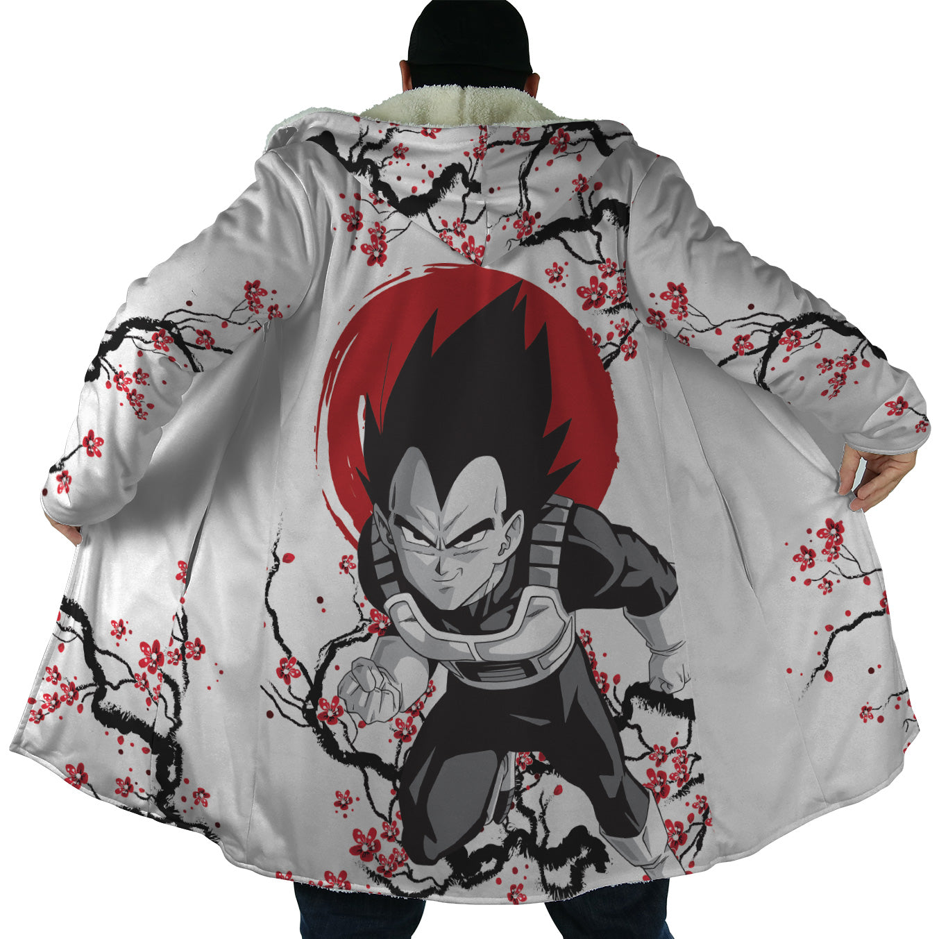 Vegeta Cherry Blossom Dragon Ball Z Dream Cloak Coat