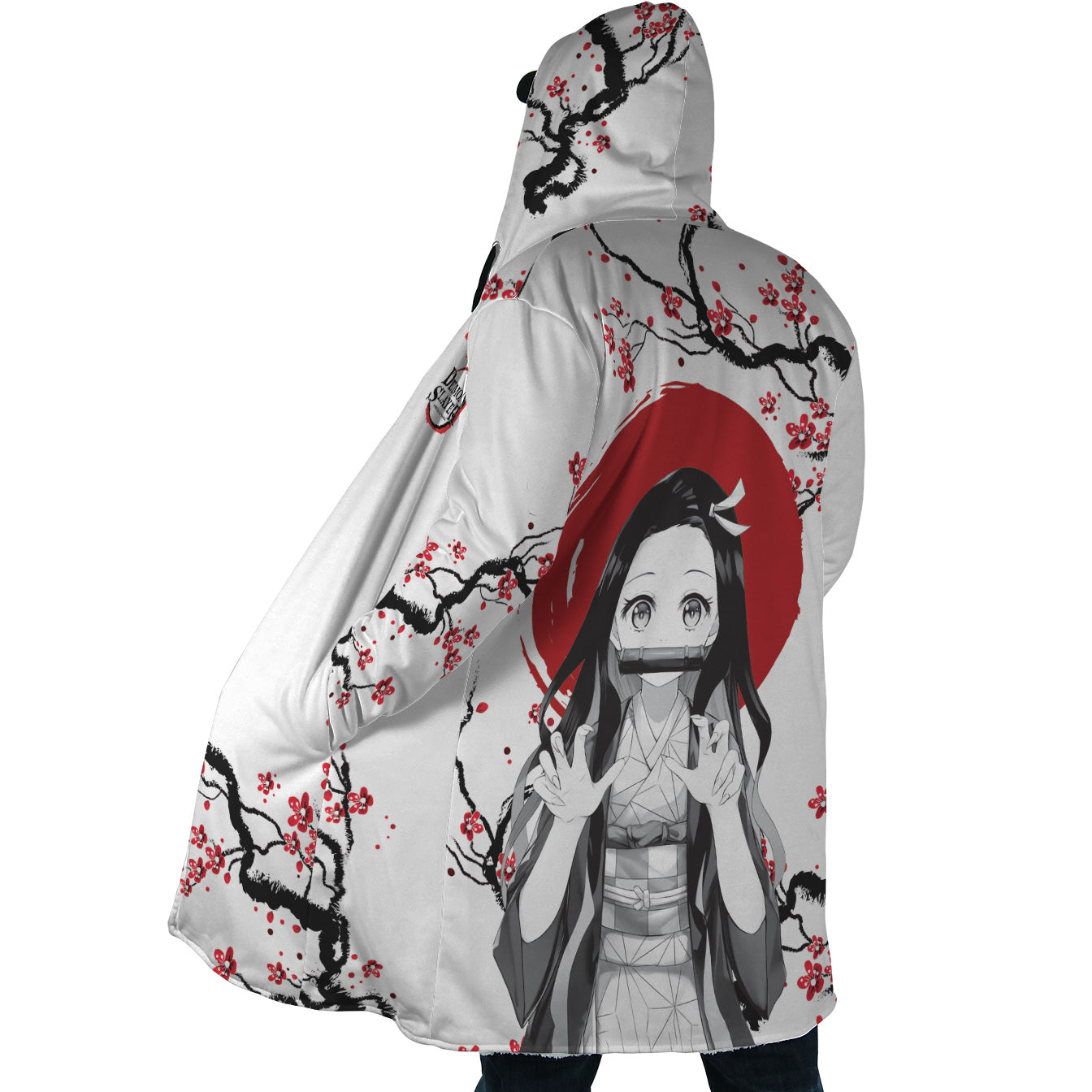 Nezuko Kamado Cherry Blossom Demon Slayer Dream Cloak Coat