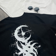Dead Moon Art Totem Print Oversize T Shirt - Nysekai
