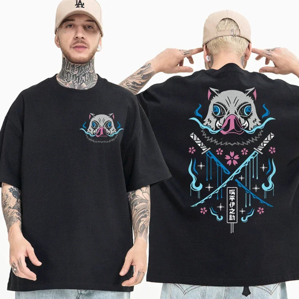 Inosuke - Demon Slayer Oversize T Shirt - Nysekai