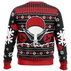 Otakuri Itachi Uchiha Mangekyo Sharingan Naruto Ugly Christmas Sweater