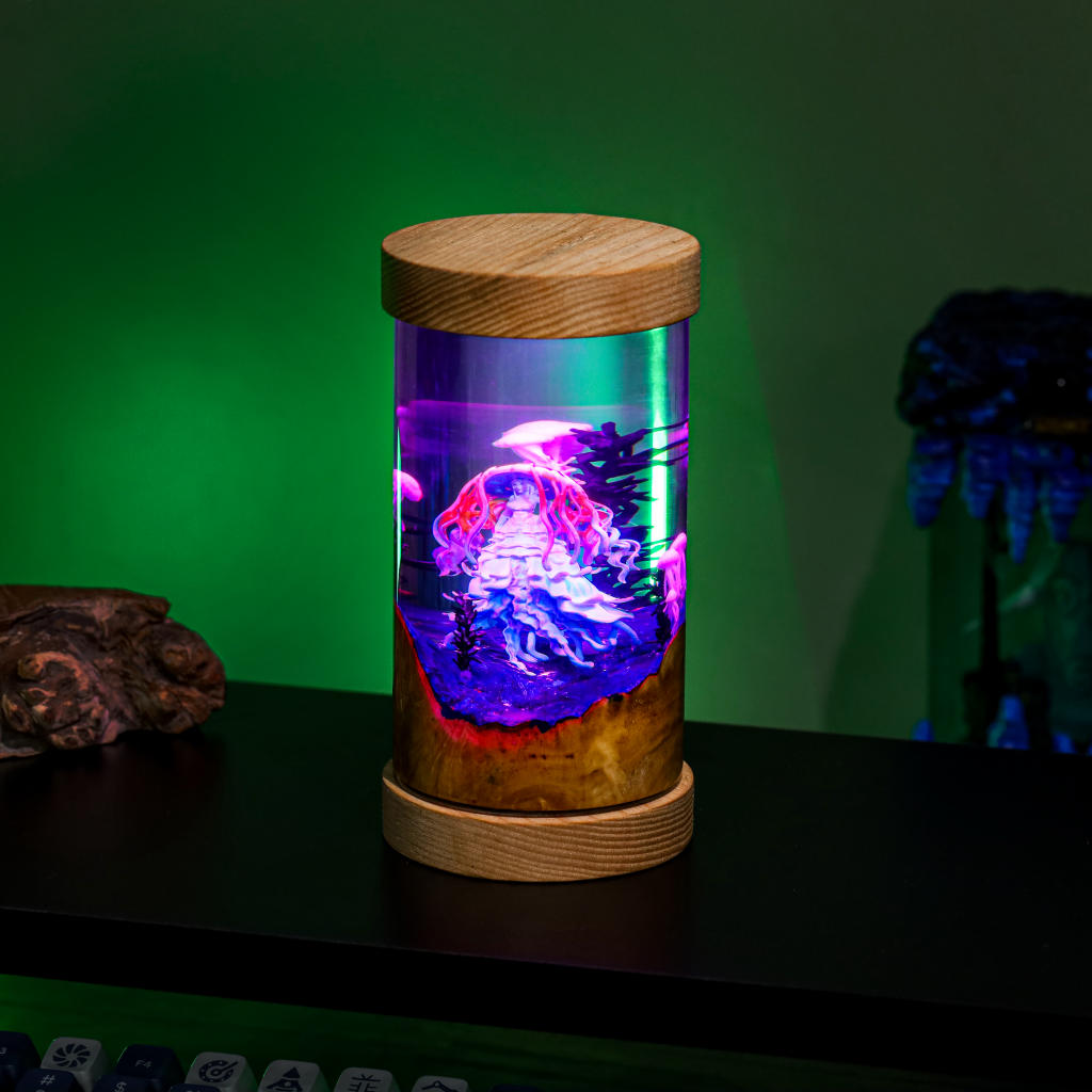 Jellyfish Lady Epoxy Night Lamp - Nysekai