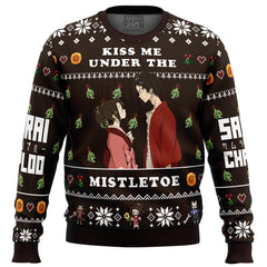 Kiss Me Under The Mistletoe Samurai Champloo Ugly Christmas Sweater