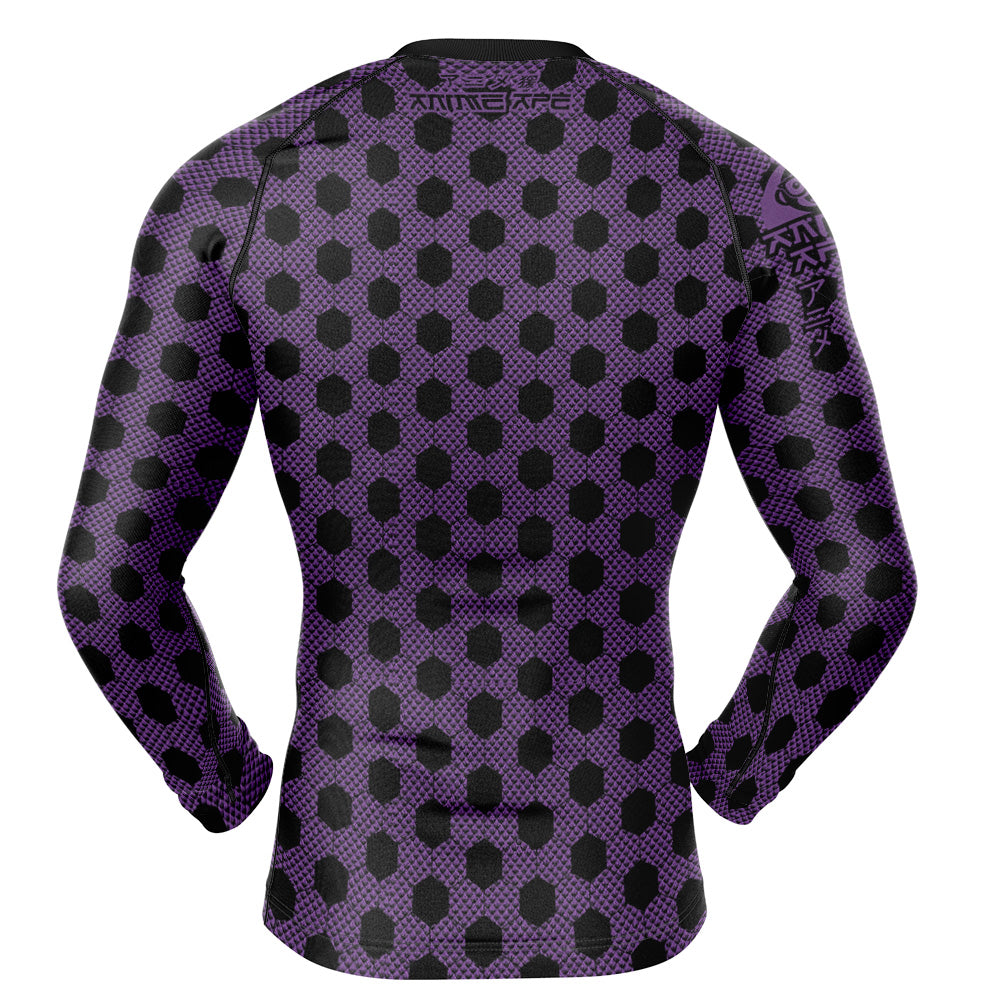 Kokushibo Demon Slayer Long Sleeve Rash Guard Compression Shirt