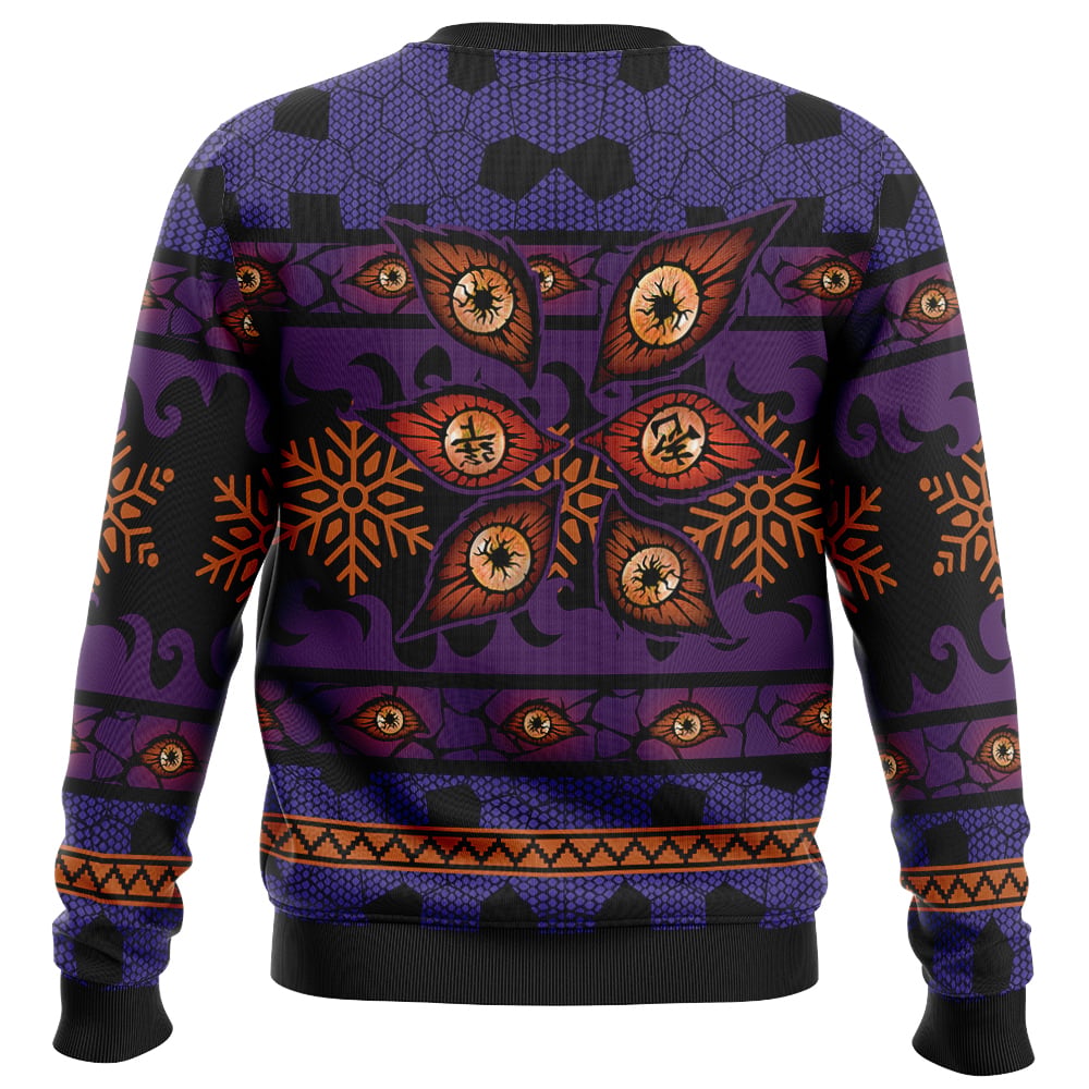 Kokushibo Demon Slayer Ugly Christmas Sweater