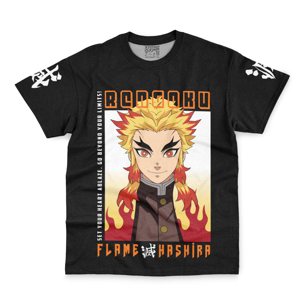 Kyojuro Rengoku Set Your Demon Slayer Streetwear T-Shirt