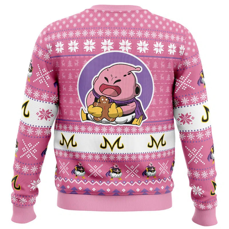 Otakuri "Majin Buu (Gingerbread Cookie)" Dragon Ball Z Ugly Christmas Sweater