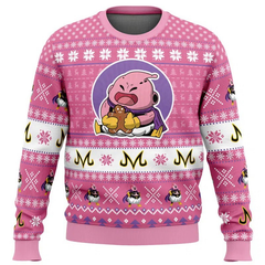 Otakuri "Majin Buu (Gingerbread Cookie)" Dragon Ball Z Ugly Christmas Sweater